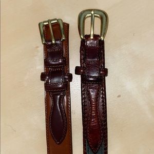 Bundle of two Men’s Orvis Belts, size 38